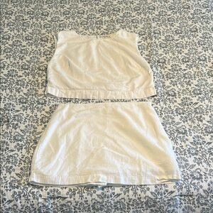 Abercrombie & Fitch 2 pc linen set